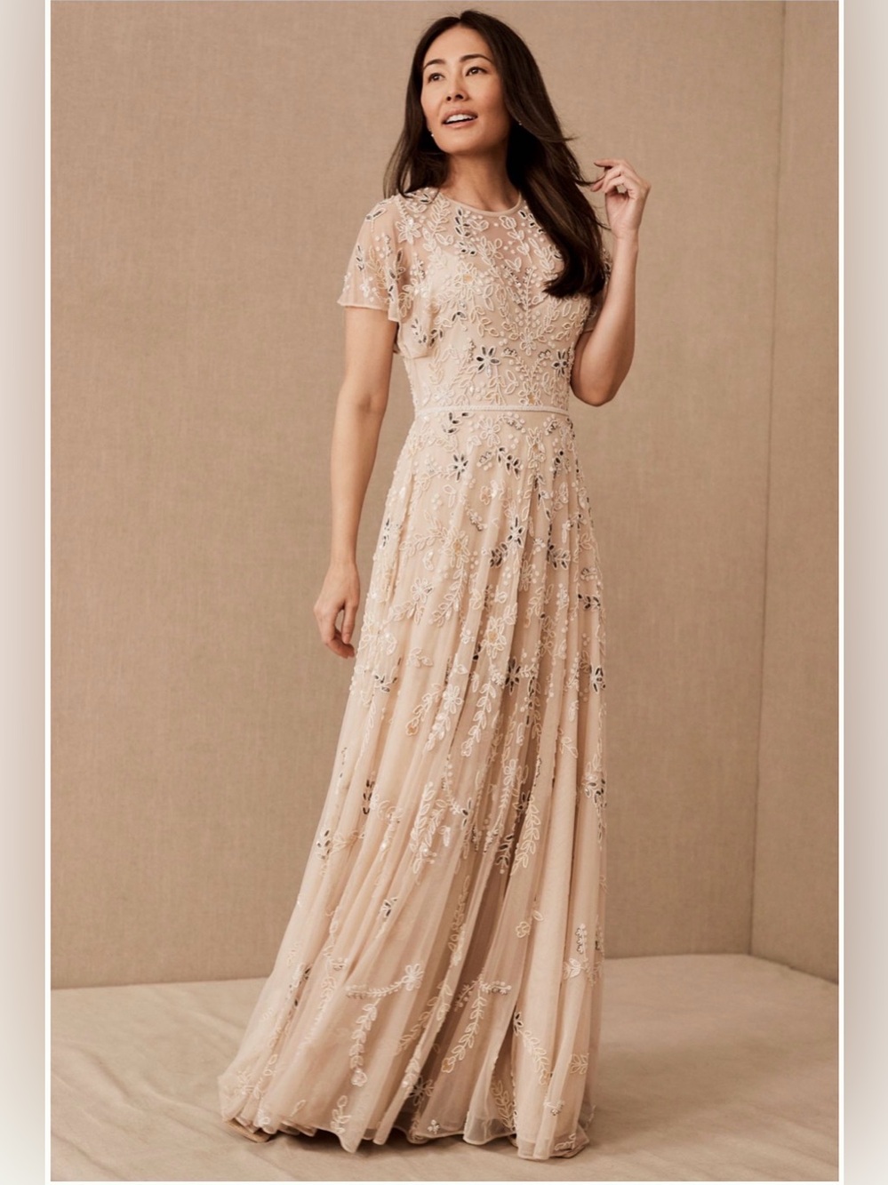 BHLDN x Mac Duggal Evonna Dress Gown US 6 / UK 10 NWT - Picture 2 of 7